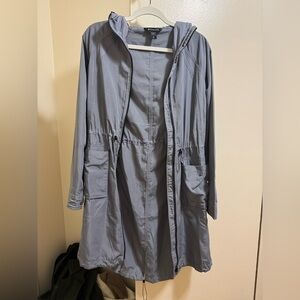 Athleta Coastline Blue Trench Coat for Women